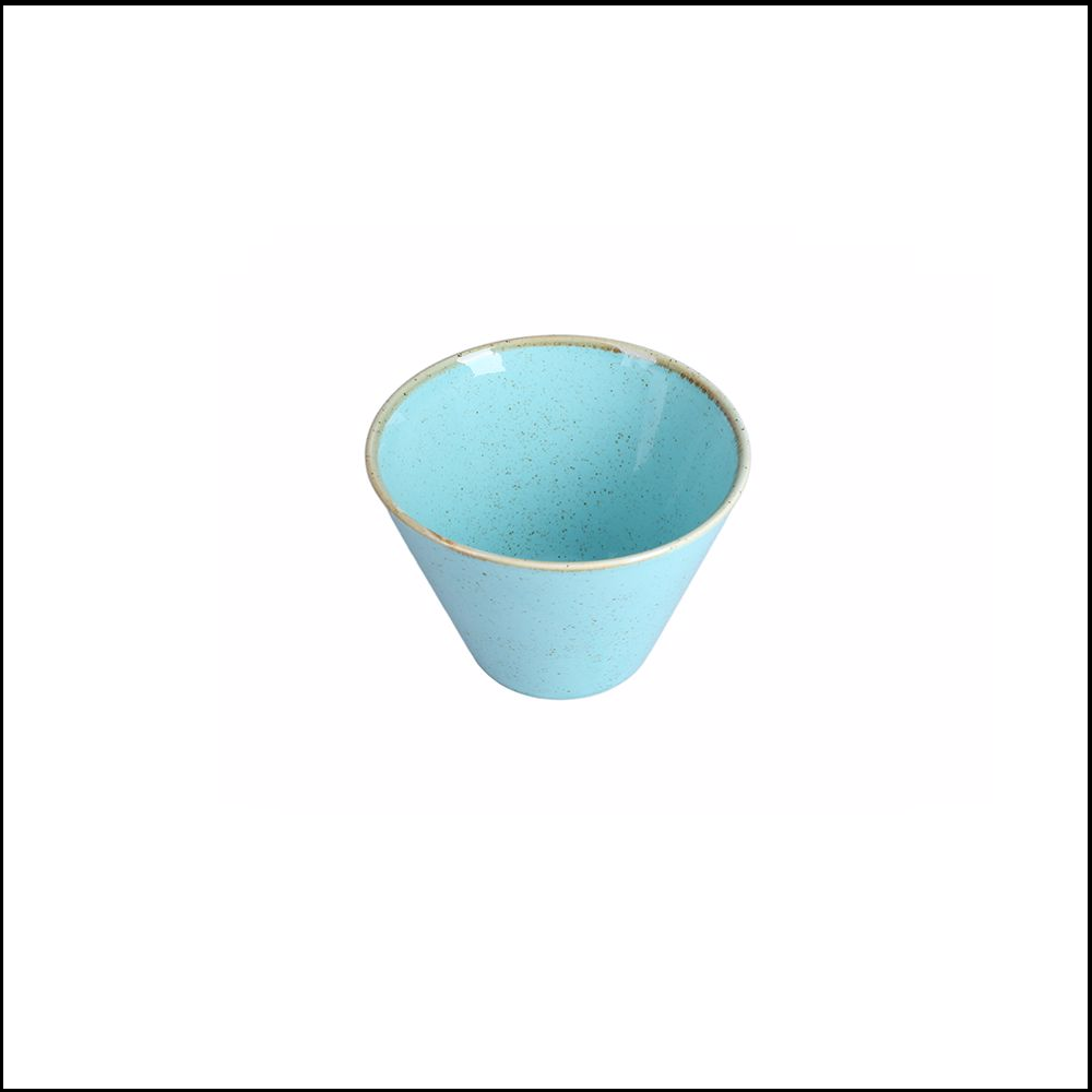 Μπολ Στρογγυλό Κωνικό Βαθύ Πορσελάνης Τιρκουάζ Φ12cm | Y8,5cm  '' Seasons Turquoise '' Porland 368211T - 0