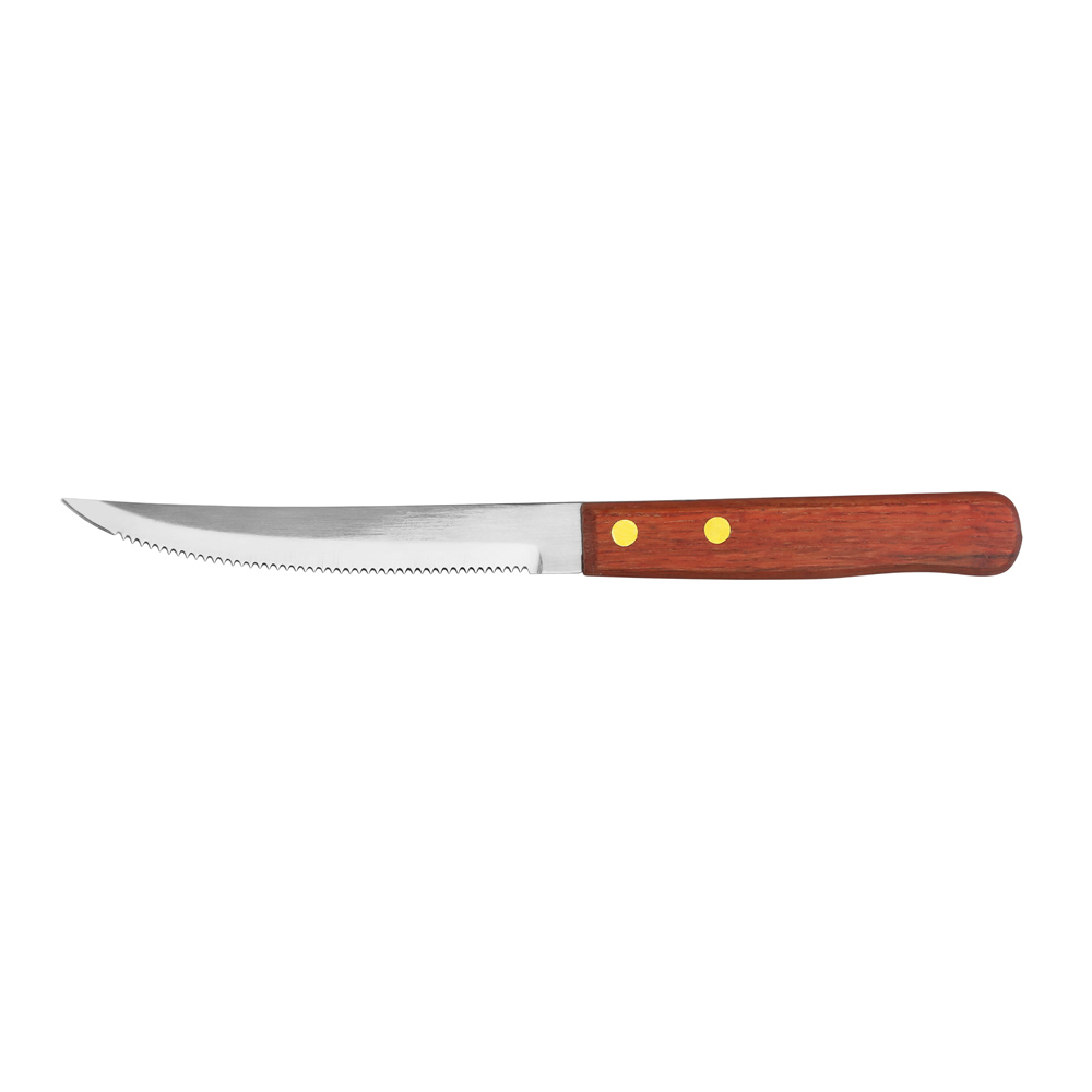 Μαχαίρι Steak Οδοντωτό 12cm Με Ξύλινη Λαβή Σετ 12 Τεμαχίων GTSA 38-2913