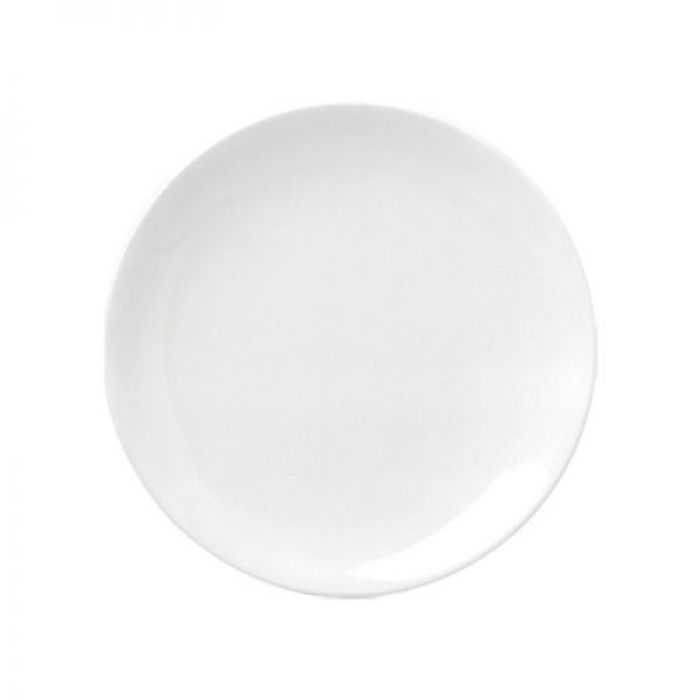 Πιάτο Ρηχό Στρογγυλό Coupe 23cm Άσπρο Πορσελάνης "ΕΟ" Gural 52.84005
