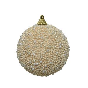 Στολίδι Μπάλα Αφρώδες Pearl Με Mini Μπαλίτσες & Glitter Φ8cm Kaemingk  521326 - 22782