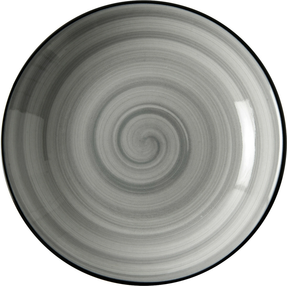 Πιάτο Βαθύ Πορσελάνης Στρογγυλό 21cm HR21CK500R07 Grey Porline 53.50006 - 1