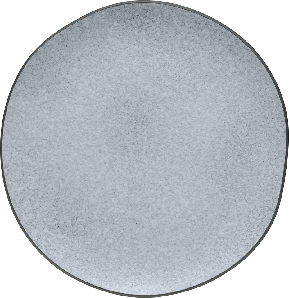 Πιάτο Ρηχό Πορσελάνης Granite Γκρι 26x25x2cm HFA 5412021