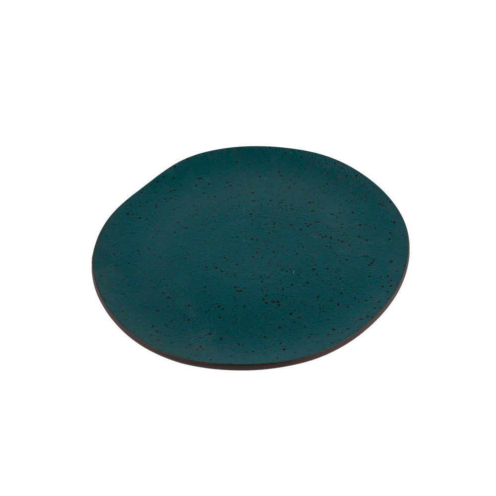 Πιάτο Ρηχό Πορσελάνης Granite Πετρόλ 26x25x2cm HFA 5412022
