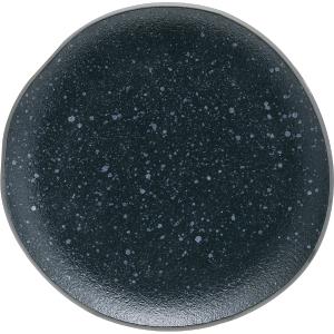 Πιάτο Φρούτου Πορσελάνης Granite Μαύρο 18,7×18,3×2,3cm HFA 5413020 - 13049