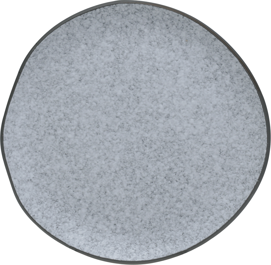 Πιάτο Φρούτου Πορσελάνης Granite Γκρι 18,7×18,3×2,3cm HFA 5413021