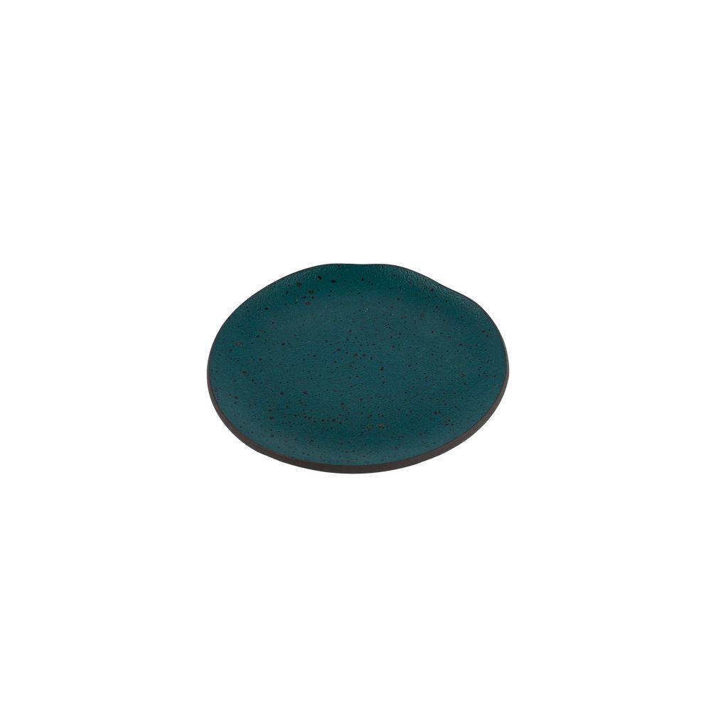 Πιάτο Φρούτου Πορσελάνης Granite Πετρόλ 18,7×18,3×2,3cm HFA 5413022