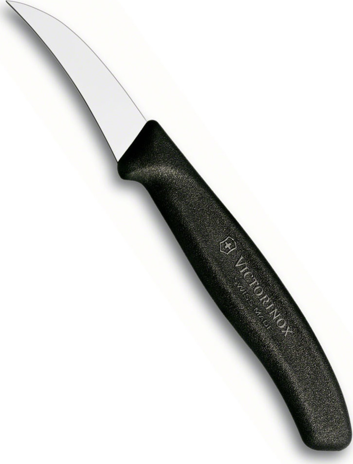 Μαχαίρι παπαγαλάκι ανοξείδωτο, 6 εκατ. μαύρη λαβή Swiss Classic Victorinox 6.7503