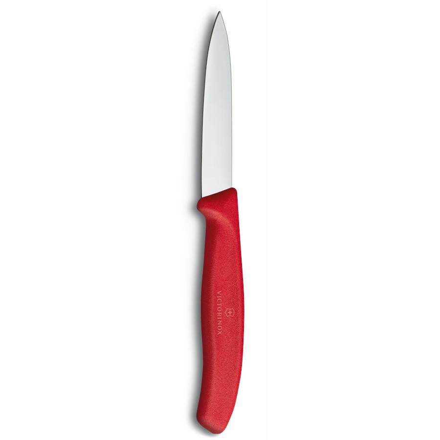 Μαχαίρι Κουζίνας Με Ίσια Λεπίδα 8εκ. Κόκκινο Victorinox 6.7601