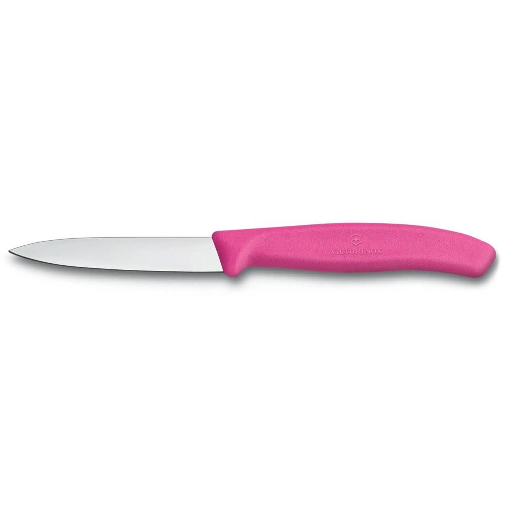 Μαχαίρι Κουζίνας Με ίσια Λάμα 8εκ. Ροζ Victorinox 6.7606.L115