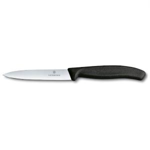 Μαχαίρι Κουζίνας Με Ίσια Λεπίδα 10εκ. Μαύρο Victorinox 6.7703 - 15934