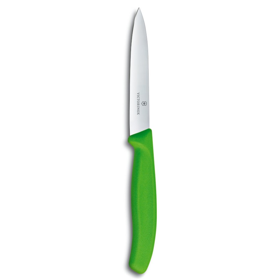 Μαχαίρι Κουζίνας Με ίσια Λεπίδα 10εκ. Πράσινο Victorinox 6.7706.L114