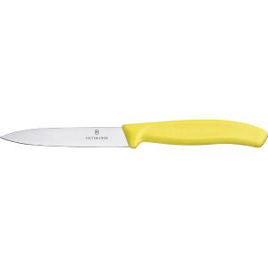 Μαχαίρι Κουζίνας Με Ίσια Λεπίδα 10εκ. Κίτρινο Victorinox 6.7706.L118 - 15926