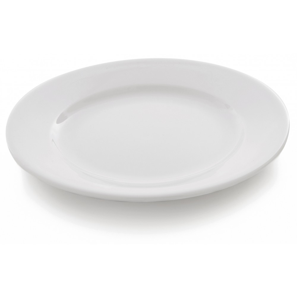 Πιάτο Ρηχό Στρογγυλό Λευκό Πορσελάνη Φ19cm 1τμχ Trattoria GTSA 60-521619