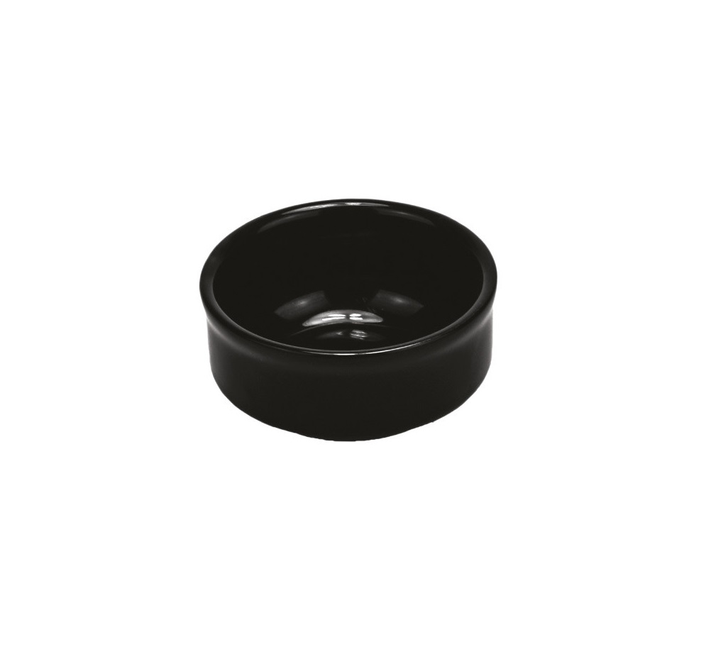 Μπολ Στρογγυλό στοιβαζόμενο Μαύρο Πορσελάνης Φ6 cm | 3 cm GTSA 60-923406