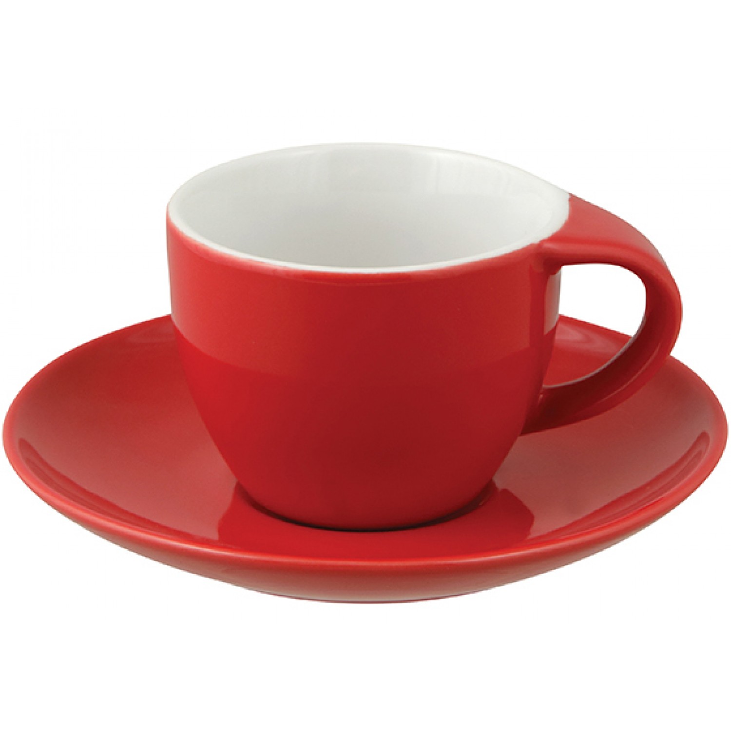 Φλιτζάνι Espresso Με Πιατάκι Κόκκινο Κεραμικό 8cl PKS 60.40414