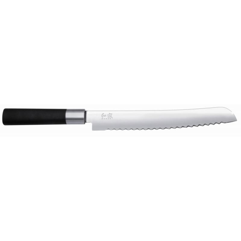 Μαχαίρια Ψωμιού 23εκ Wasabi Black Kai 6723B