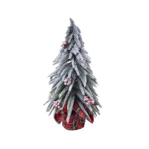 Διακοσμητικο χριστουγ δεντρα χιονισμενα με berries dia12xH.20cm 680508 - 39585