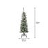 Δέντρο Πεύκο Χιονισμένο ""Μολύβι""  (PVC) Φ45xΎ150cm Kaemingk 684020 - 4