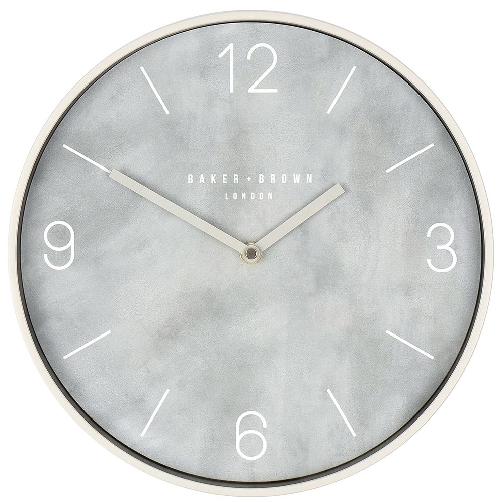 Ρολόι Τοίχου Γκρι Φ30cm AI Decoration 76465 - 1