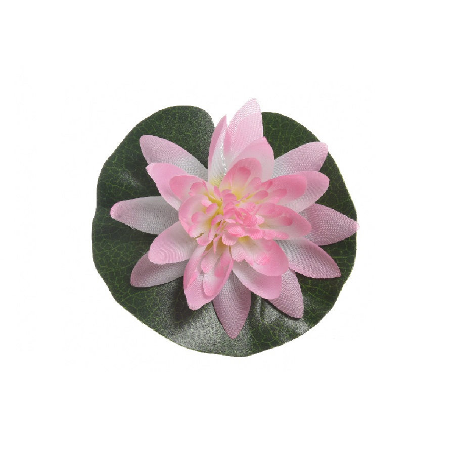 Διακοσμητικό Λουλούδι Lotus Ροζ Από Πολυεστέρα Φ13x4cm Kaemingk 800702-1