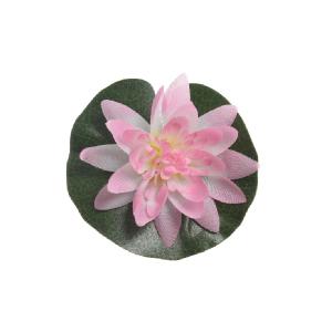 Διακοσμητικό Λουλούδι Lotus Ροζ Από Πολυεστέρα Φ13x4cm Kaemingk 800702-1 - 30158