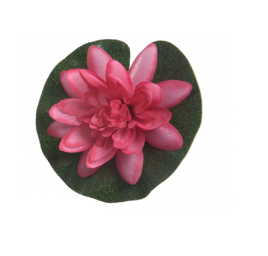 Διακοσμητικό Λουλούδι Lotus Κόκκινο Από Πολυεστέρα Φ13x4cm Kaemingk 800702-3