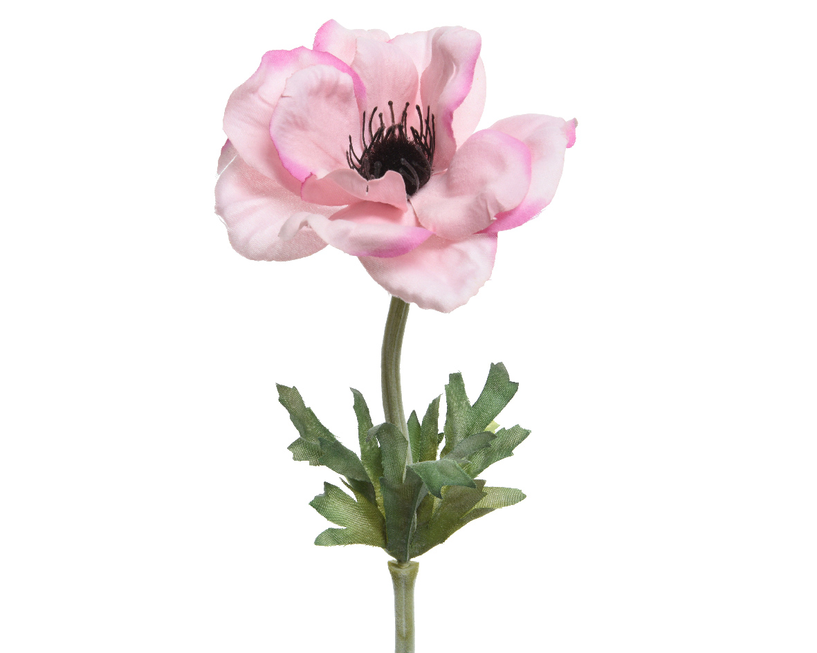 Διακοσμητικό Λουλούδι Ανεμώνη Ρόζ Πολυεστερικό 57x10cm Kaemingk 801855