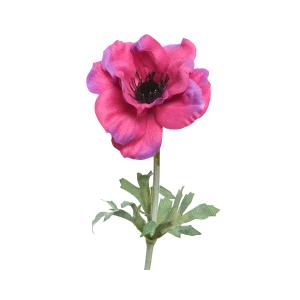 Διακοσμητικό Λουλούδι Ανεμώνη Φουξία Πολυεστερικό 57x10cm Kaemingk 801857 - 29677