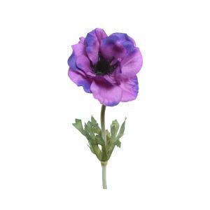 Διακοσμητικό Λουλούδι Ανεμώνη Μώβ Πολυεστερικό 57x10cm Kaemingk 801858 - 29679
