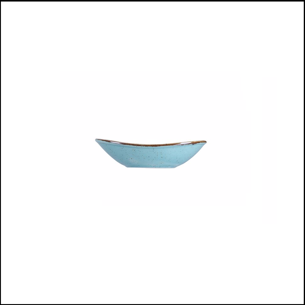 Μπολ-Ντίπ Οβάλ Πορσελάνης Τιρκουάζ 11x7cm | Υ2,8cm '' Seasons Tirquoise '' Porland 808110T - 1
