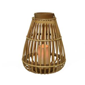 Φανάρι απο Bamboo με LED Φωτισμό Kaemingk 8940570 - 4324