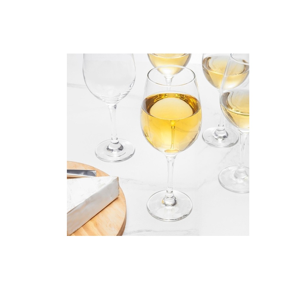 Ποτήρι Γυάλινο Κρασιού Κολωνάτο Barone Lining 38,5cl 21x8,2cm Nadir 93.04.023 - 1