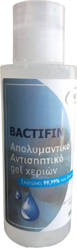 Υγρό  Αντισηπτικό Gel Χεριών 100ml Bactifin ΠΡ-ΑΝ-02 Finezza - 0