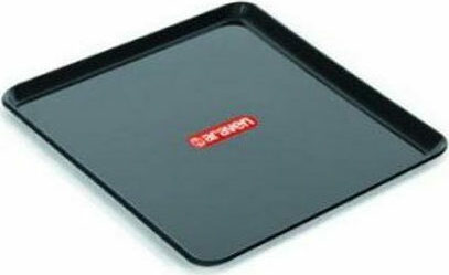 Πλαστικός Δίσκος Ορθογώνιος Μαύρος 20x15x1,2cm Araven AR00041021
