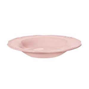 Πιάτο Βαθύ Στρογγυλό Κεραμικό Ροζ 24εκ Tiffany Espiel RSP102K6 - 2511