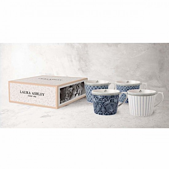Κούπες 300ml σετ 4τμχ Blue Tea Collectables Laura Ashley LA182824 - 0