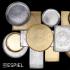 Δίσκος Σερβιρίσματος Step Στρογγυλός Αλουμινίου Γραμμωτός Φ26,5cm Pandora Espiel LAK203K4 - 3