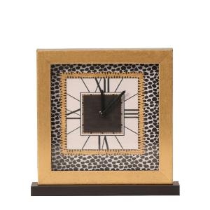 Διακοσμητικό Επιτραπέζιο Ρολόϊ Polyresin "Λεοπαρ" 24,5x5cm Espiel MAF151 - 27680