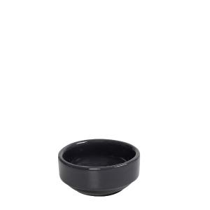 Μπολ Στρογγυλό Κεραμικό Μαύρο Φ6cm Στοιβαζόμενο Anthracite Essentials Espiel OWB115K24 - 27290
