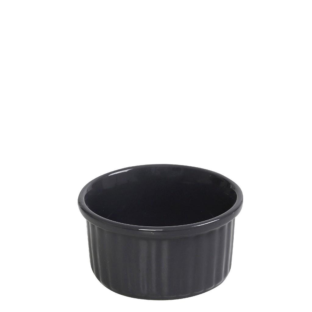Μπολάκι Σουφλέ Κεραμικό Μαύρο Φ8cm Anthracite Essentials Espiel OWB122K12 - 0