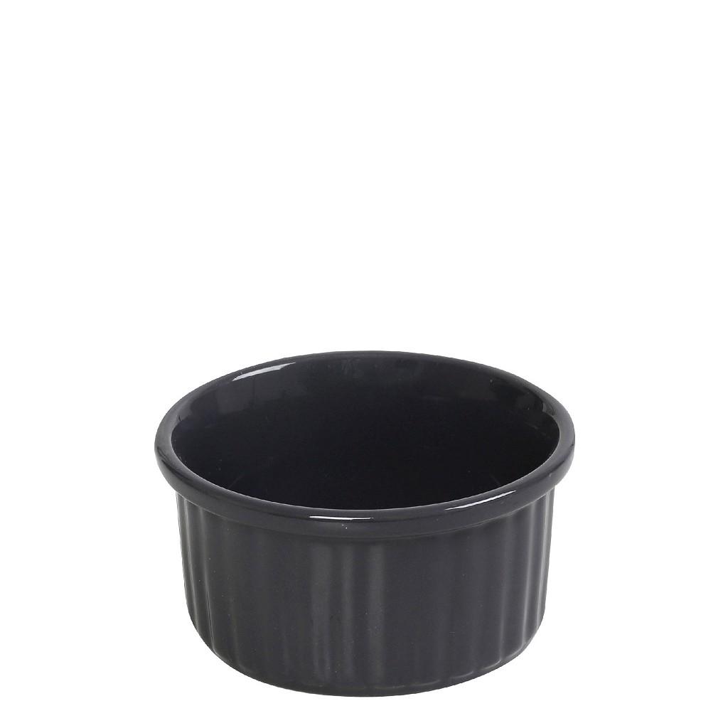 Μπολάκι Σουφλέ Κεραμικό Μαύρο Φ9cm Anthracite Essentials Espiel OWB123K12 - 0