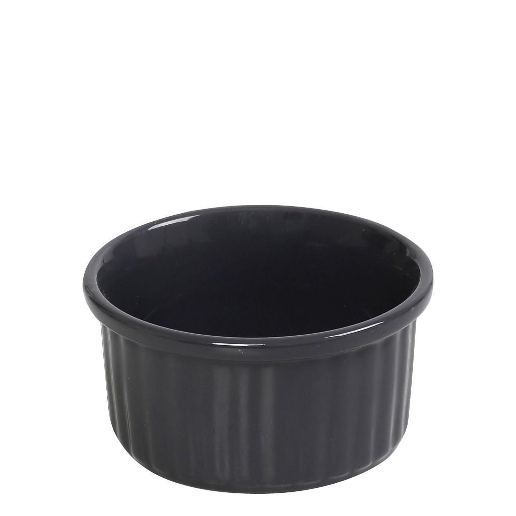 Μπολάκι Σουφλέ Κεραμικό Μαύρο Φ10cm Anthracite Essentials Espiel OWB124K12 - 0