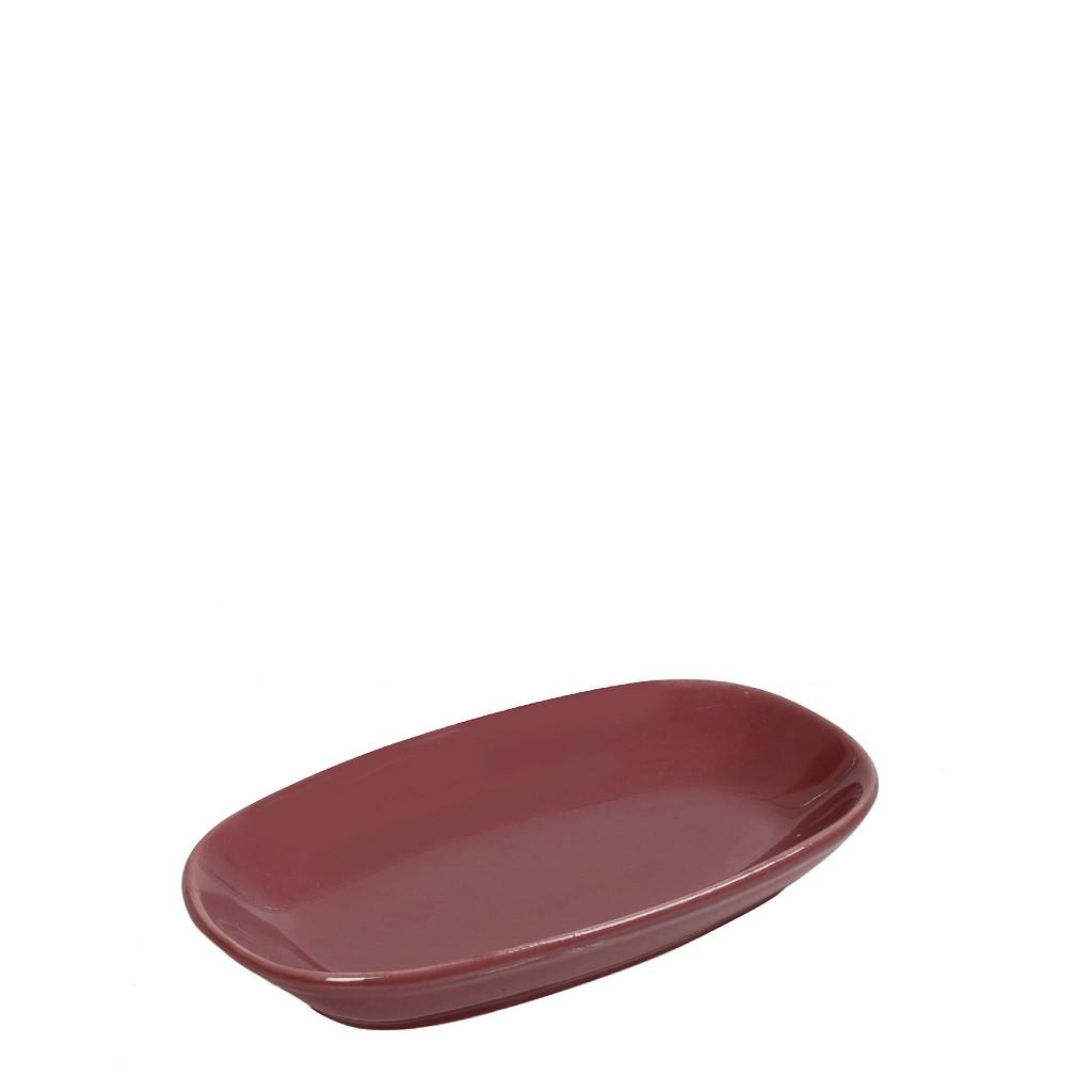 Πιατάκι Ορθογώνιο Κεραμικό Κόκκινο 12cm Pomegranate Essentials Espiel  OWD111K12 - 0