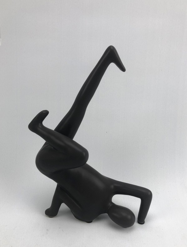 Διακοσμητικό Αγαλματίδιο Κεραμικό Μαύρο 23cm L0032 Oriana Ferelli RG003200233
