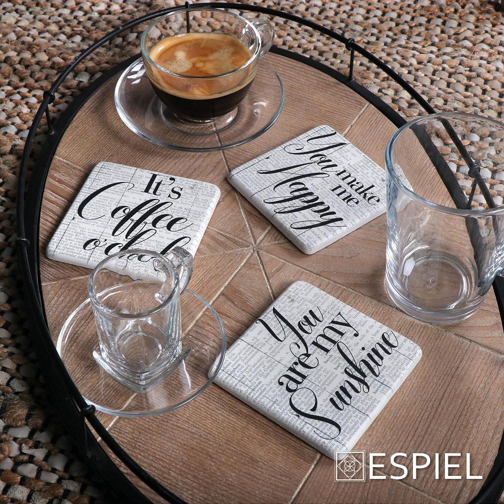 Φλιτζάνι Espresso Γυάλινο Διάφανο 85ml Basic Espiel SP97984K6 - 2