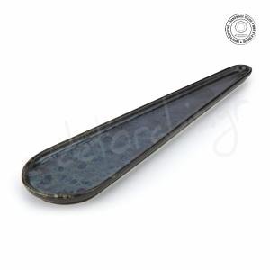 Πιατέλα Finger Food Spoon Κεραμικό Μαύρο-Μπλέ 27,5x7cm Nero Phobos Le Coq 67-PHO1127 - 28030