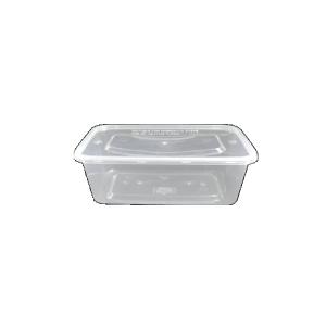 Σκεύος Φαγητού M/W PP 750ml Τ03 17,3x12xH5,5cm Διάφανο Με Ίσιο Καπάκι (Πακέτο 50τμχ) Τefaco 005563 - 69877