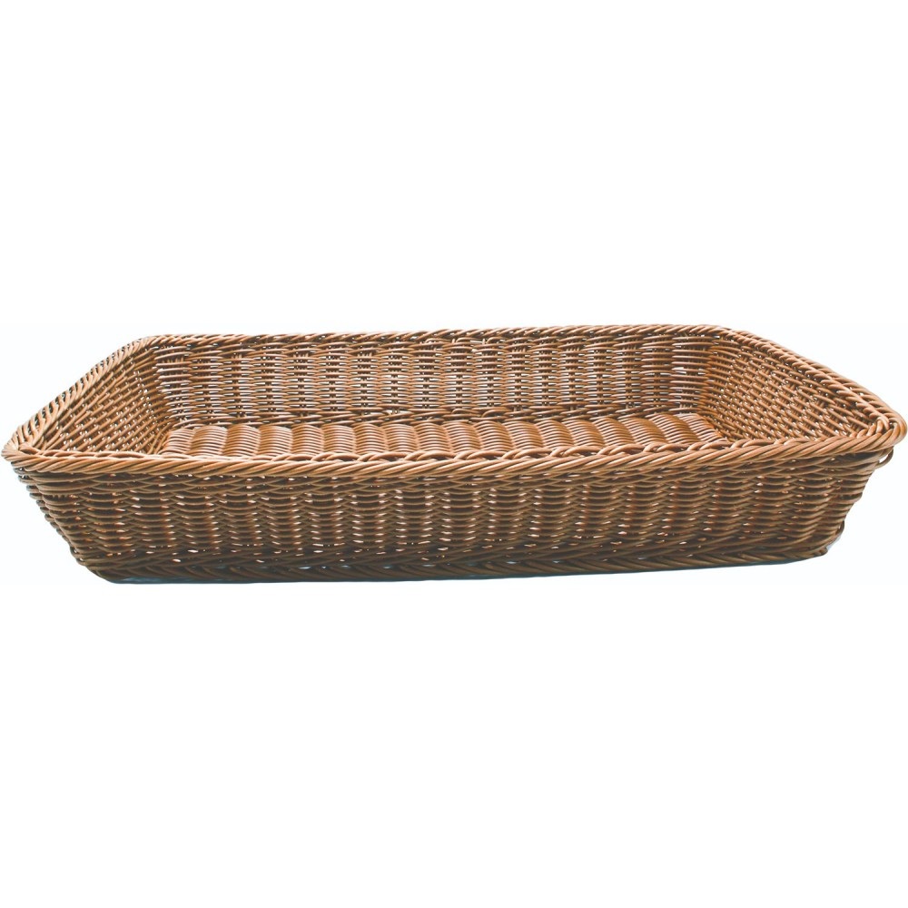 Πανέρι Rattan Ορθογώνιο Μελί GN 1/1 53x32,5xH9cm GTSA 76-1934