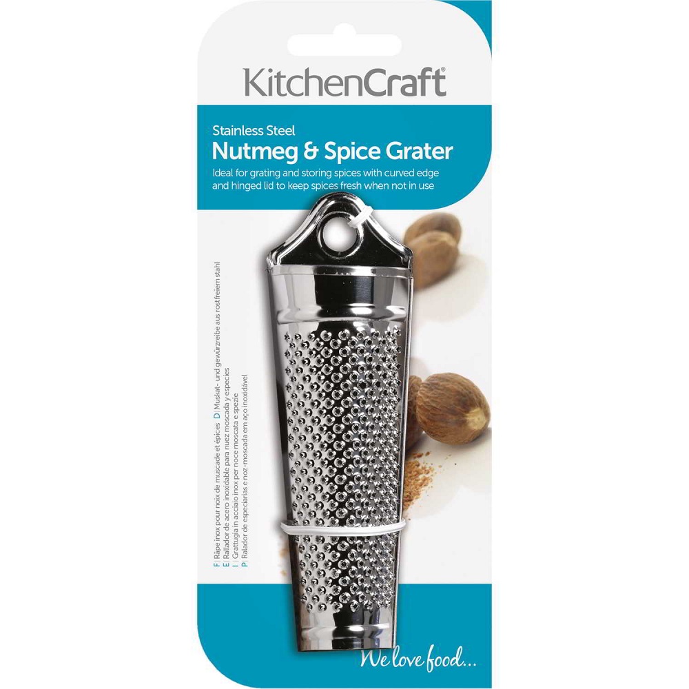 Τρίφτης Μπαχαρικών Ανοξείδωτος 13cm KCNUTMEG KitchenCraft 35.01075 - 0