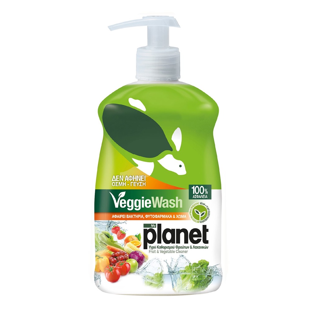 Καθαριστικό Υγρό Φρούτων & Λαχανικών Vegan 450ml Planet 1317 - 0